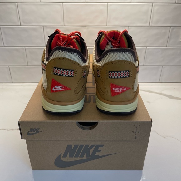 Nike Air Max 1 Travis Scott Catcus Jack Wheat Lemon Drop Size 14 Brand New - Picture 5 of 6